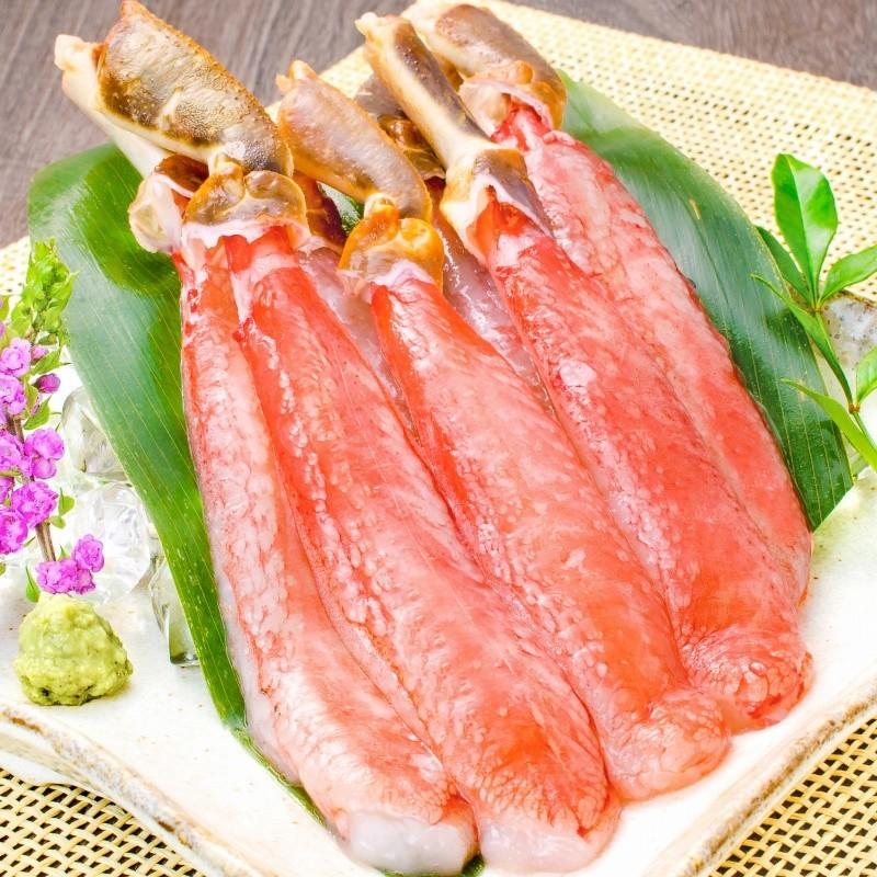 超特大 5L ズワイガニ ポーション かにしゃぶ お刺身用 1kg 500g×2パック （BBQ バーベキュー かに カニ 蟹）おせち 単品おせち 海鮮おせち