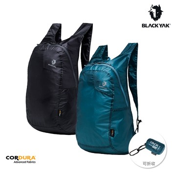 【BLACKYAK】UL極輕CORDURA折收後背包(海藍/碳灰)-輕量 抗撕裂 折收包 後背包|BYFB1NBE12