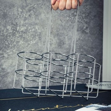 加粗啤酒架子提籃提啤酒架KTV酒吧創意啤酒架酒籃提啤酒的手提架