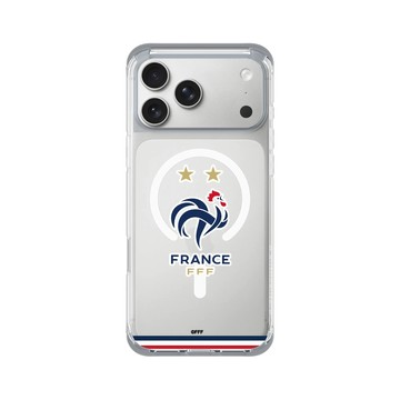 iPhone 17 Pro Max ClearX (MagSafe 兼容) 霜透灰 - FFF - Logo - Stripes