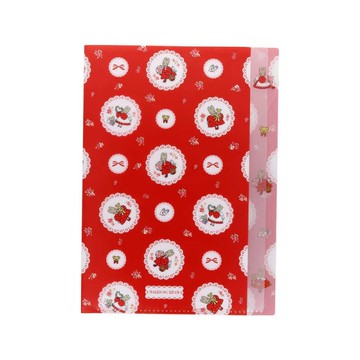 【震撼精品百貨】新娘茉莉兔媽媽_Marron Cream~Sanrio三麗鷗 兔媽媽A4五層造型資料夾-復古*82329