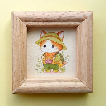 複製迷你插畫「貓咪探險隊」