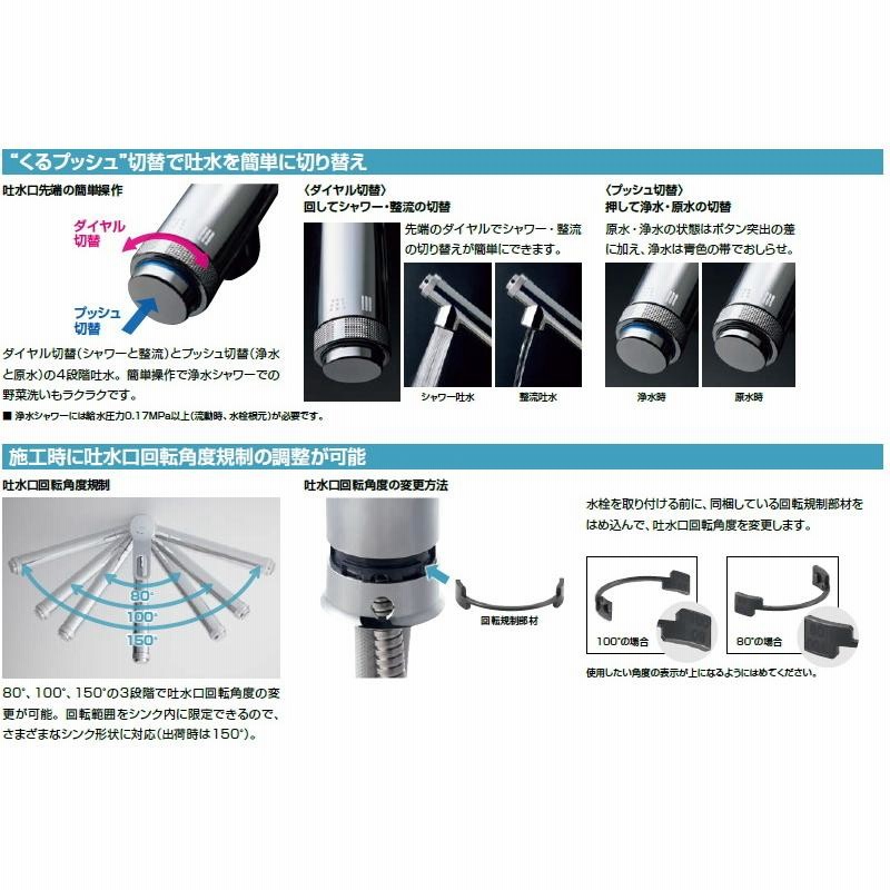 LIXIL リクシル JF-AJ461SYX(JW) オールインワン浄水栓 浄水器 LIXIL リクシル JF-AJ461SYX(JW) オールインワン浄水栓 浄水器