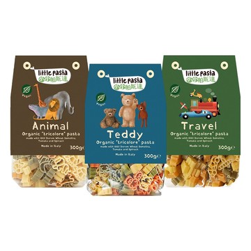 【英國 little pasta】小小帕斯達 造型義大利麵 300g 副食品 寶寶麵 3款可選