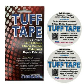 [ STORMSURE ] 圓形透明自黏膠片 φ75mm 2入 / 適用衣物、帳篷、各種戶外裝備 / TUFF2x75