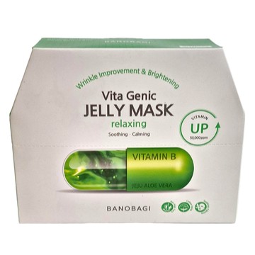 BANOBAGI 佰諾佰琪 維生素果凍面膜 舒緩鎮定 保濕補水 彈潤 修護 緊緻 煥彩亮顏  10片  1組
