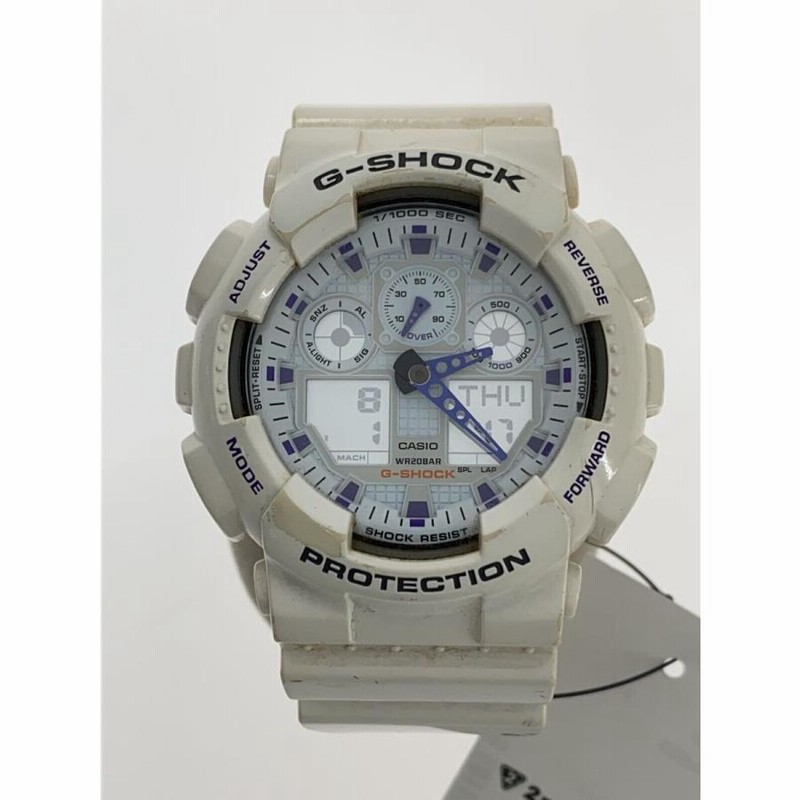 CASIO◇クォーツ腕時計・G-SHOCK/デジアナ/WHT/WHT | LINEブランドカタログ