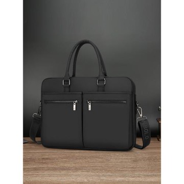 超威保羅男士手提包全牛津布大容量商務休閑文件橫款電腦公文男包