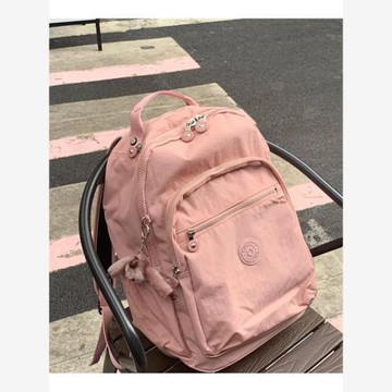 高級感!2023新款后背包女包輕便尼龍帆布學生大容量電腦包書包