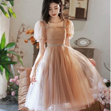 2026新款結婚服黑色平時小短裙可穿晚禮服連氣質小洋裝宴會禮服