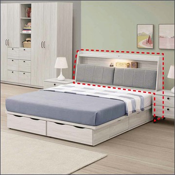 5 / 6尺床頭箱 標準雙人 雙人加大 床頭背板 床片【275B0262】Leader傢居館275-605