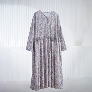 森系碎花長袖洋裝503377