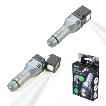 【TROIKA】90度可彎曲燈車用手電筒