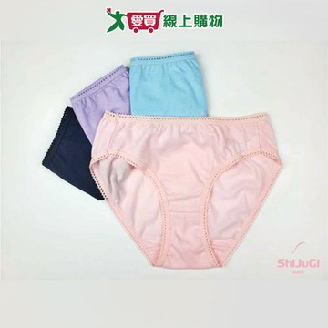 ShiJuGi細織姬 女棉質彩色三角褲 M-2L 女內褲 中腰 柔順 舒適 內褲 三角褲【愛買】