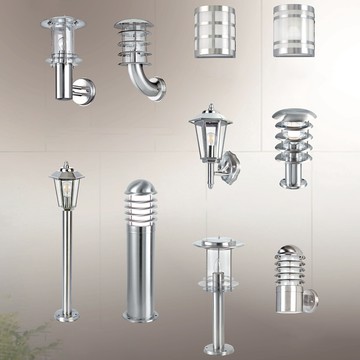 各式不鏽鋼戶外燈  49-66841、66842、66843、66844、66845、66846、66847、66848、66849、6684A