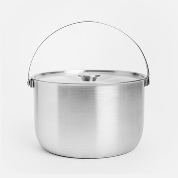 316不鏽鋼可提式調理鍋22cm