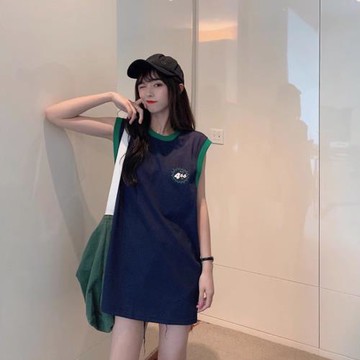 A3休閒甜美無袖長袖上衣-預購