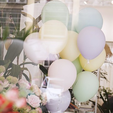 ins馬卡龍氣球生日派對裝飾結婚慶用品婚房裝飾氣球婚禮活動氣球