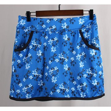 防走光高爾夫裙褲女 大碼中高腰彈力速干假兩件羽毛球網球裙褲I13