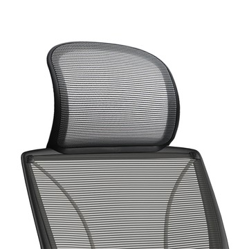 Humanscale Diffrient World Chair休憩頭枕 _黑框黑網