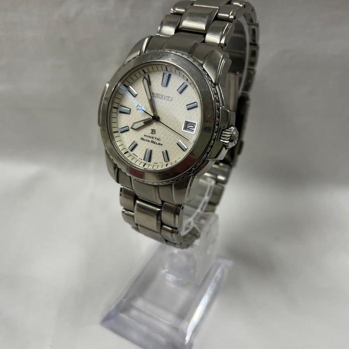 中古】SEIKO キネティックオートリレーブライツ 5J32-0A10 白文字盤 [jgg] | LINEブランドカタログ