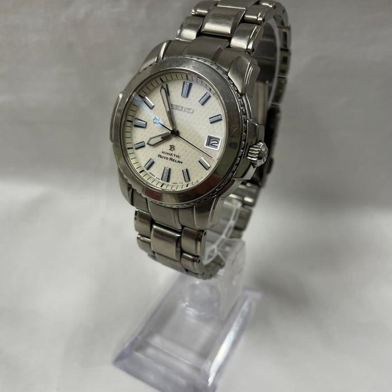 中古】SEIKO キネティックオートリレーブライツ 5J32-0A10 白文字盤