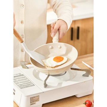 麥飯石不粘鍋煎鍋家用炒菜鍋電磁爐燃氣灶煎蛋鍋專用平底鍋牛排鍋