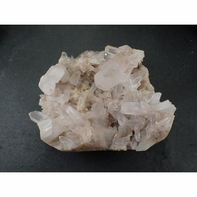 最高品質マニカラン水晶クラスター(Quartz) インド・ヒマラヤ（パールヴァディ渓谷/マニカラン） 産　寸法　：　117.5X95.3X66.7mm/544.0g