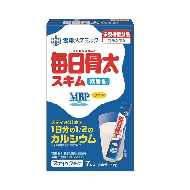 雪印メグミルク 毎日骨太スキム スティックタイプ特定保健用食品 特保 16g×7本×12箱入×(2ケース)