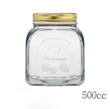 【Pasabahce】四季蔬果罐 500mL 密封罐 儲物罐 糖果罐 茶葉罐 醃漬罐 泡菜罐 飼料罐 果醬瓶 果乾瓶