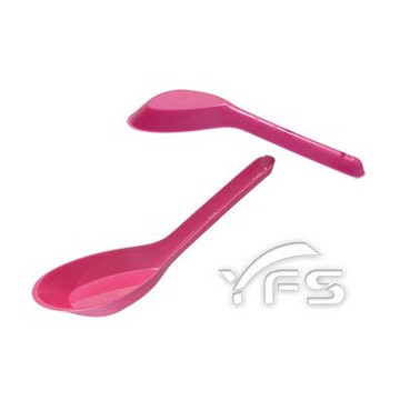 喜宴餐具-小塑膠湯匙(紅)-長136mm (免洗湯匙/塑膠餐具/辦桌/喜宴/便當/餐匙)【裕發興包裝】YY236