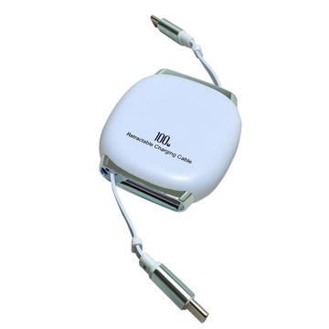 HOLiC TypeC to TypeC 240W伸縮充電傳輸線 TC022 (顏色隨機出貨)