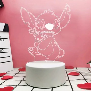 預購【遊戲家】手作原創史迪奇3D立體小夜燈 (不挑款出貨)