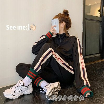 ヴィジョン ストリートウェア ジャージ レディース 韓国 上下 スポーツウェア 2点 長袖 スウエット ストリートファッション スエット パンツ ルームウェア 通販 Lineポイント最大get Lineショッピング