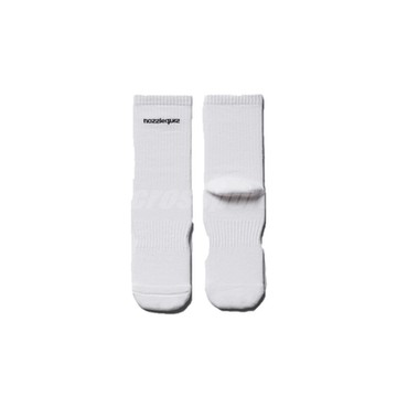 Nozzle Quiz 後研 Essential 白 白襪 基本款 中筒 休閒襪 襪子 短襪 男女同尺 休閒 穿搭襪 ACBSSX02WW