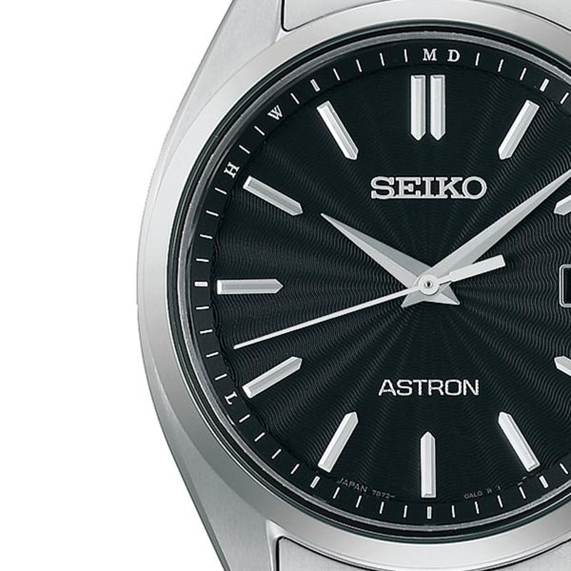 セイコー SEIKO 腕時計 メンズ SBXY033 アストロン ソーラー電波 7B72チタン ORIGIN 電波ソーラー（7B72） ブラックxシルバー アナログ表示