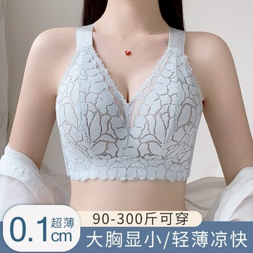茵納曼內衣C/D/E/F/G大尺碼大罩杯內衣深V超薄超透氣款無痕無鋼圈全罩杯胸罩大胸顯小收副乳內衣調整型內衣