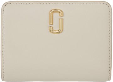 Marc Jacobs 灰白色 The J Marc Mini Compact 钱包
