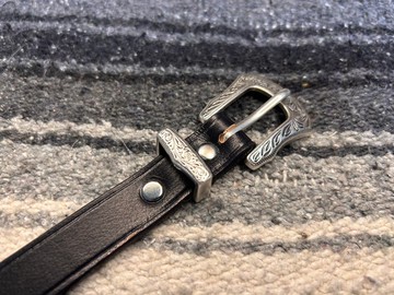 【山雨製作】三件式窄版西部皮帶