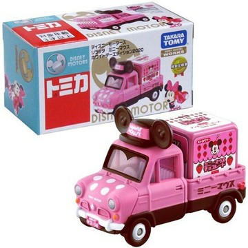 星矢TOY 板橋實體店面 迪士尼小汽車 米妮小貨車 白色情人節版