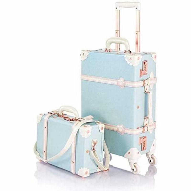 トランクケース かわいい キャリーケース 機内持ち込み スーツケースセット アンティーク調 キャリーバッグ ダイヤルロック搭載 スーツケース 通販 Lineポイント最大0 5 Get Lineショッピング
