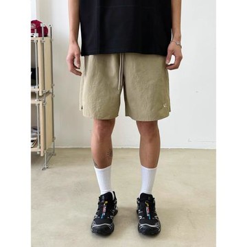 夏季輕薄透氣休閑運動短褲男女美式戶外速干寬松健身籃球五分褲潮