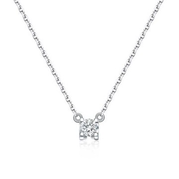 鉅曜 銀S925 引流爆款25分鑽石項鍊 培育鑽石