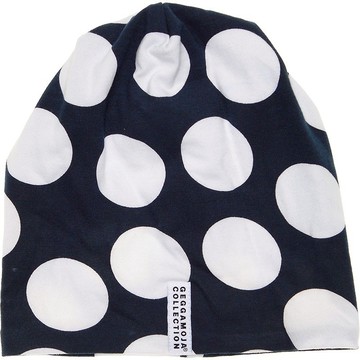 瑞典童裝有機棉帽子1歲至4歲 點點深藍