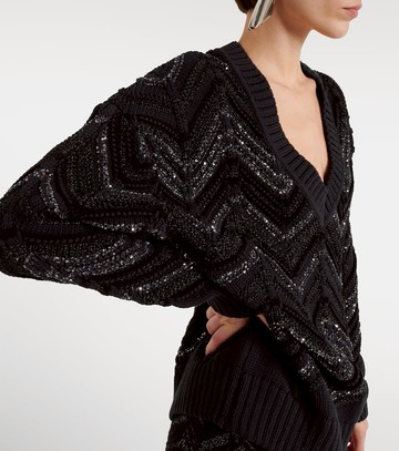 Missoni Zig Zag sequined oversized sweater