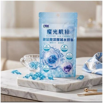 【博勝生醫】 魔光肌粹-玻尿酸深層補水膠囊(30顆/包)-4大關鍵配方(玻尿酸/神經醯胺/維生素C/專利余甘子)