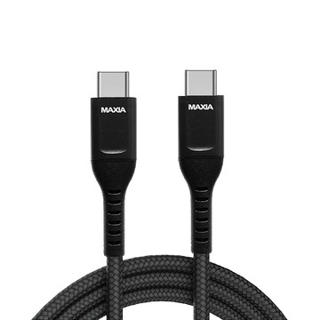 MAXIA 全新升級!USB C2C 急速快充數據線-黑