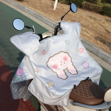 💖臺灣出貨💖電動車夏季擋風被,摩托車防水防風,防曬隔熱,輕盈透氣防紫外線電動車擋風被 機車防水罩 機車罩防水防曬 機