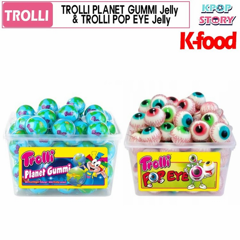 K Food Trolli Planet Gummi Jelly Trolli Pop Eye Jelly グミ5個 目玉グミ 地球グミ Asmr お菓子 韓国グミ 1次予約 通販 Lineポイント最大1 0 Get Lineショッピング