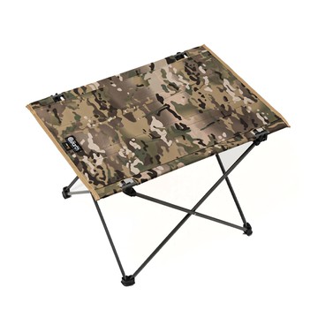 the earth CORDURA 輕量折疊桌  57cm  綠迷彩  展開(57 x 41 x 37cm) 收納(57 x 8cm)